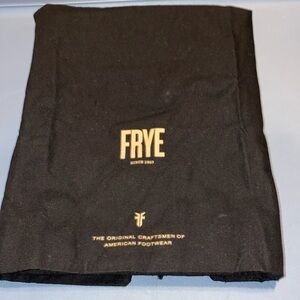 FRYE Black Cotton Drawstring Dust Bag New